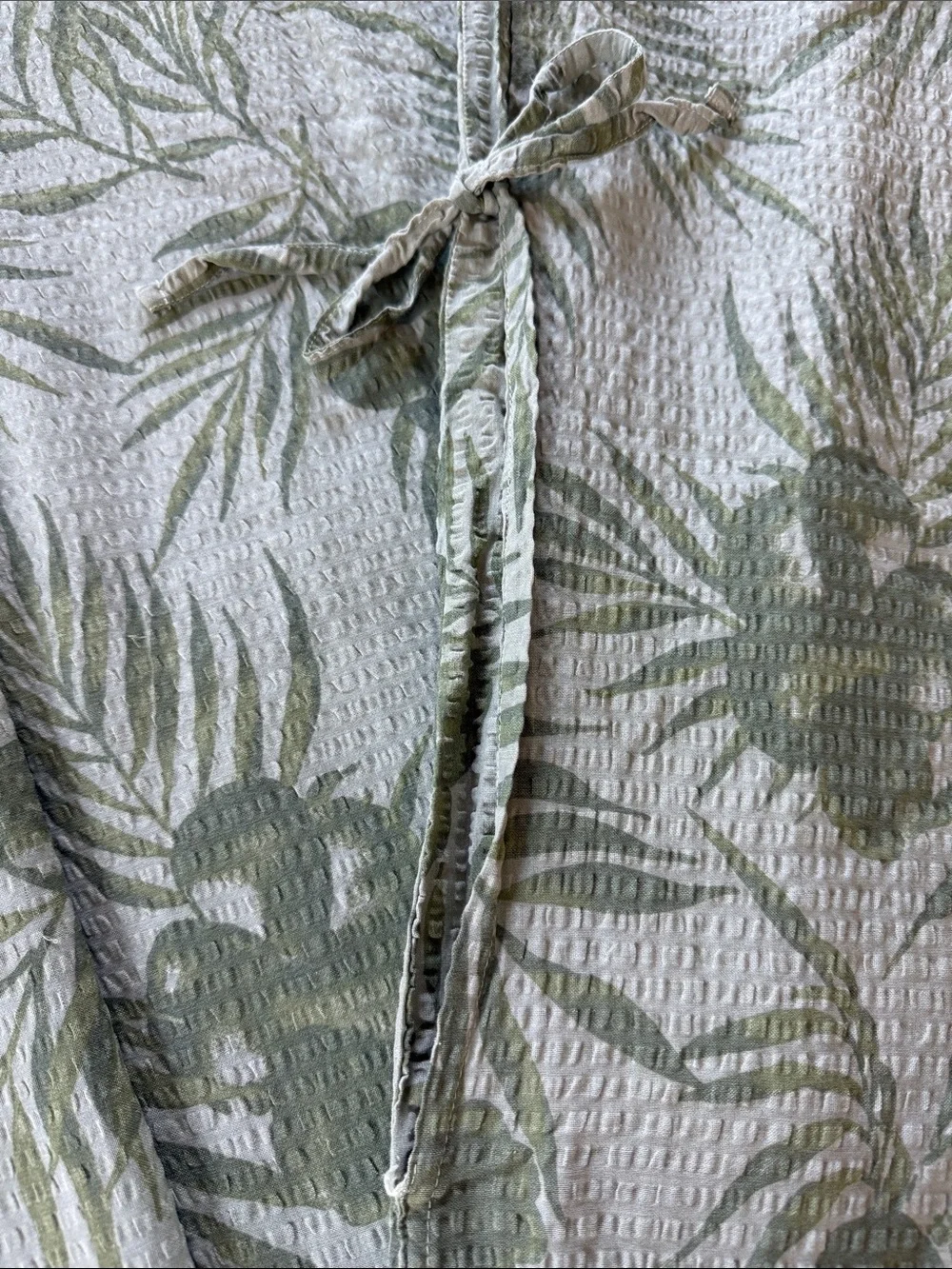 Tommy Bahama Green Tropical Leaf and Floral Duvet Cover